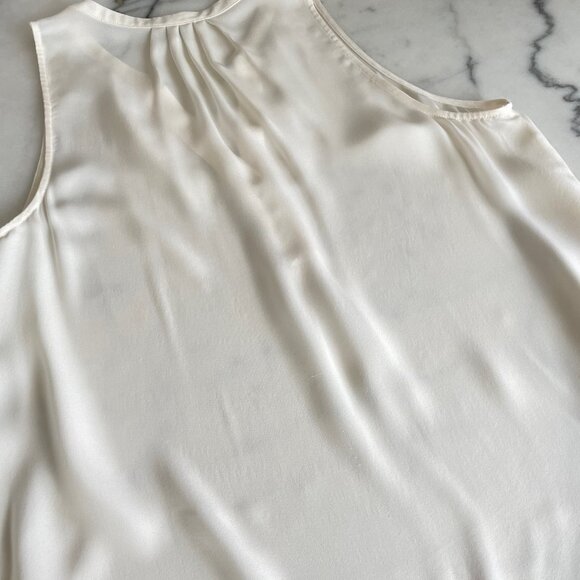 Joie Silk Tank with Blush Detail - Picture 16 of 16